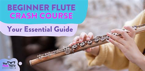 a beginner's crash course in playing the flute .
